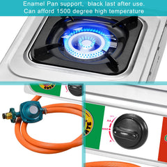 Vivicreate outdoor stove side panel showing durable construction for rugged use