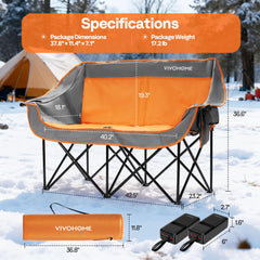 VIVOHOME heated double chair seat pads deliver even warmth for comfort