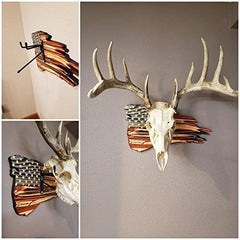 Vkuxing european deer mount plaque wall display showcasing trophy pride with durable wood finish