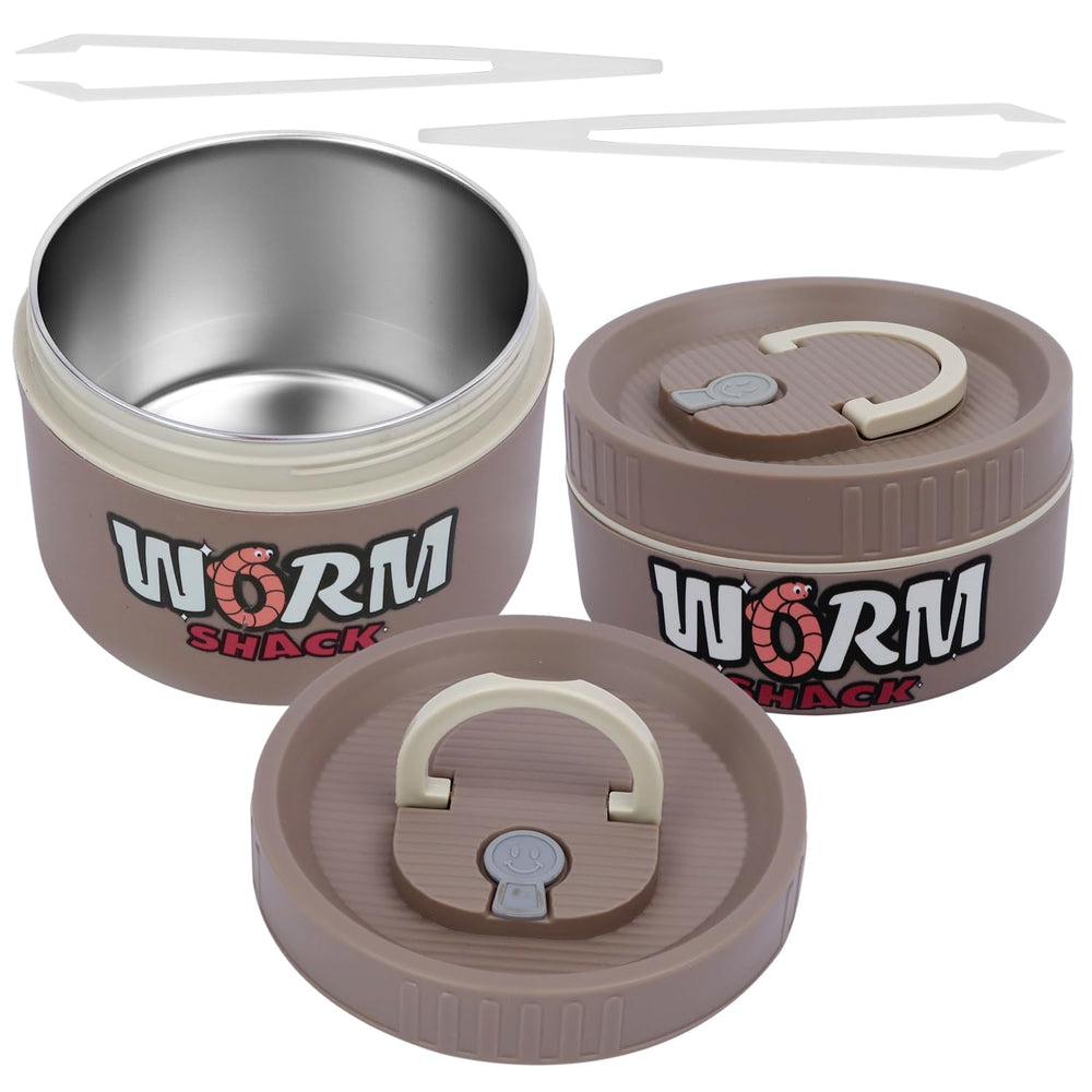 VKVXCLON live bait storage container open showing interior stainless steel lining