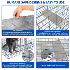 Vlaeng trap safety-edges interior view shows smooth edges to prevent injuries.