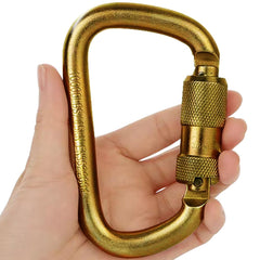 VLBOTE heavy-duty auto-locking carabiner with 45kN strength for secure climbing.