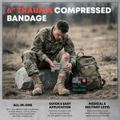 VLITEPRO Survival First Aid Kit 36-inch splint for immobilization during activity