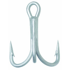 VMC 9626PS O'Shaughnessy treble hook; Permasteel steel for heavy-duty lure setups.