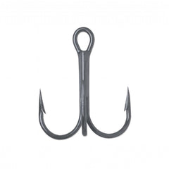 VMC 9650 X-Strong Round Bend Treble Hook in black nickel, 4/0, 25-pack for strong bait presentation