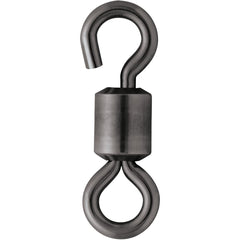 VMC black stainless open eye rolling swivel for saltwater rigs reduces line twists