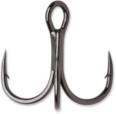 VMC Bladed Hybrid Treble Short 1X Black Nickel #12 front view highlights corrosion resistance.