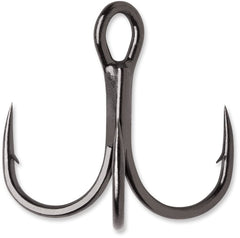 VMC Bladed Hybrid Treble Short 1X Black Nickel #12 front view highlights corrosion resistance.