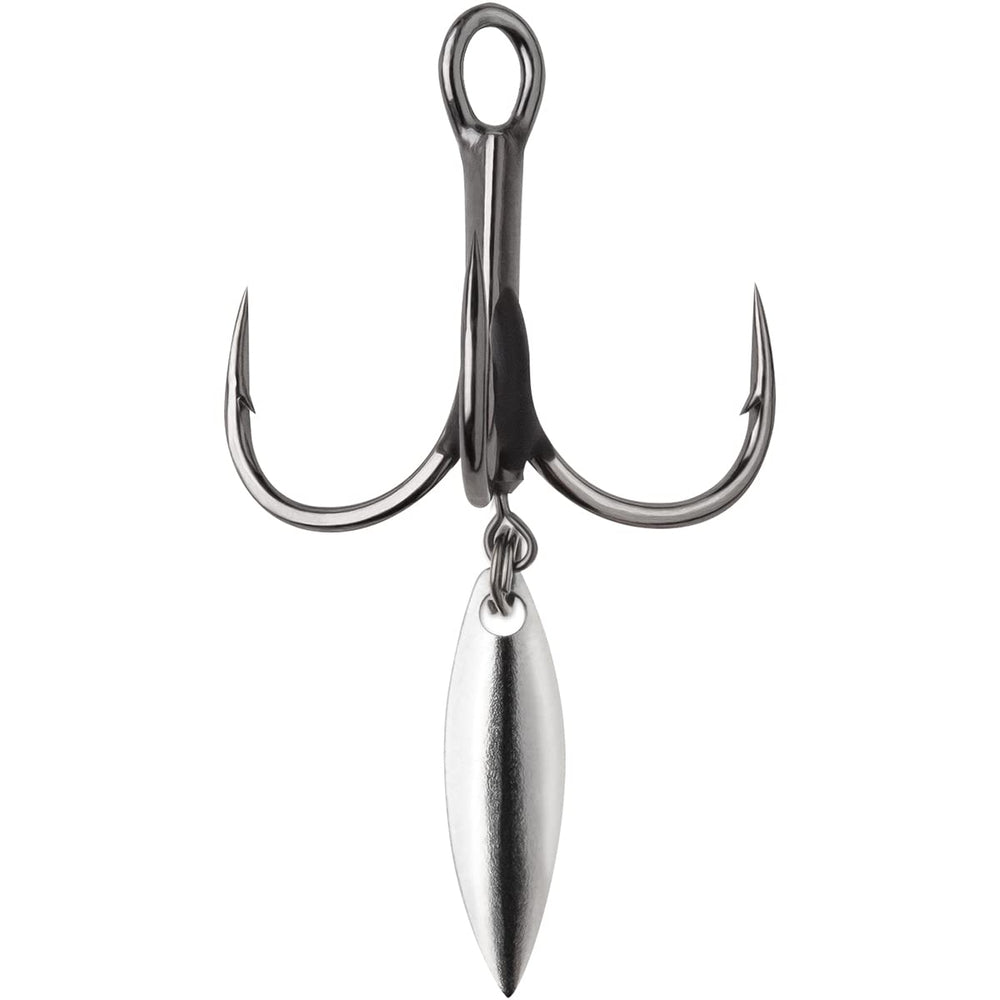 VMC Bladed Hybrid Treble Short 1X Black Nickel 3 hero angle boosts flash and action.