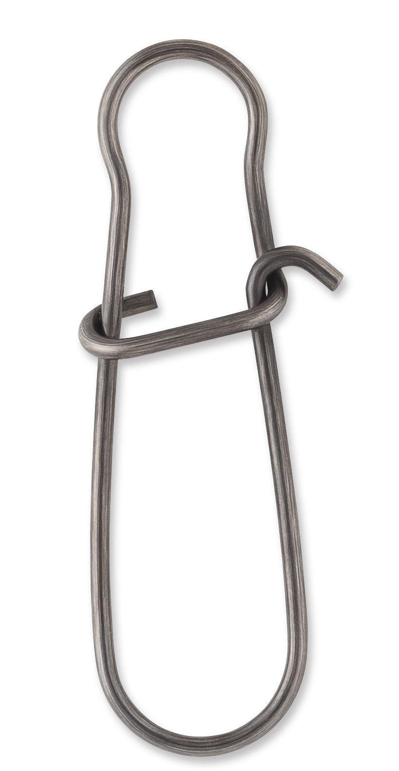 VMC Duolock Snap Size 0 with black nickel finish, ideal for secure lure changes on boats.