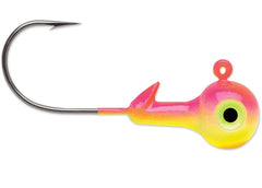 VMC Hard Ball Jig 1/4 Bubble Gum for precise jigging and improved lure presentation