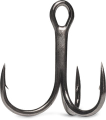 VMC Hybrid Treble 1x Hook size 2 with black nickel finish for strong, reliable lure action.