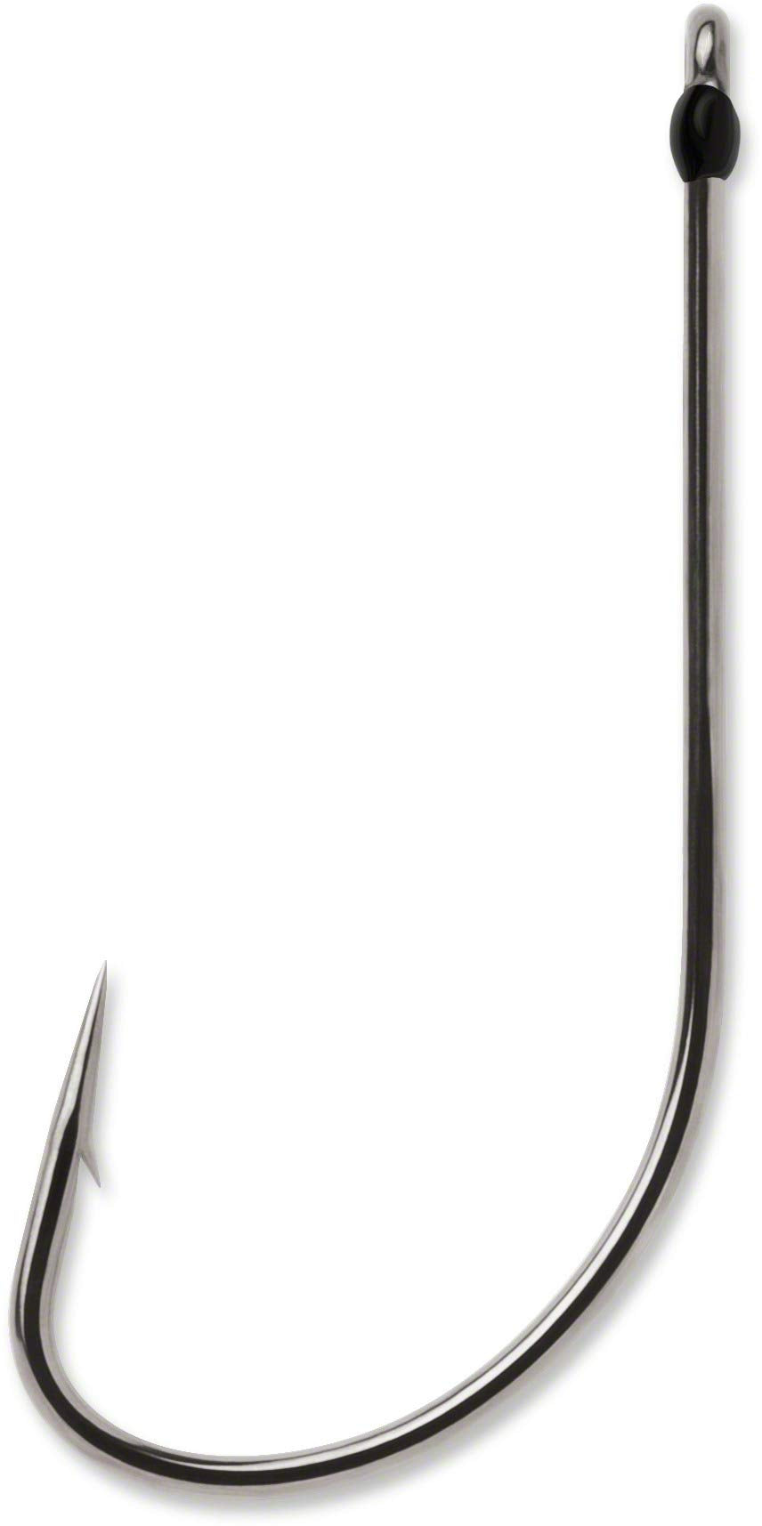 VMC Neko Hook NK6BNPP in black nickel, offset point enables precise hooksets for outdoor fishing.