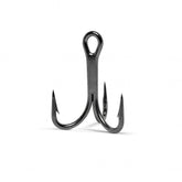 VMC O'Shaughnessy Treble Short 4X Black Nickel #5/0 close-up shows a sharp, durable finish.