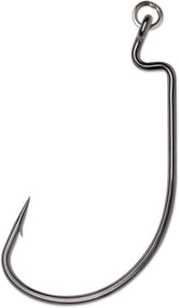 VMC Ringed Heavy Duty Wide Gap 5/0 hook with welded ring for durability.