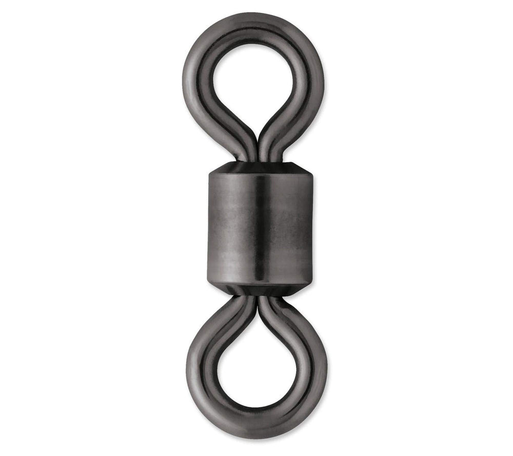 VMC rolling swivel size #8 enables smooth line rotation for reduced twists during fishing