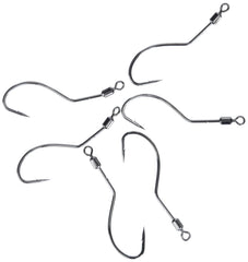 VMC Spindrift Hook Black Nickel #1 side profile highlights a streamlined shape.