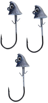 VMC Swimbait Jig Blue Shad with lifelike minnow profile for shore and boat casting