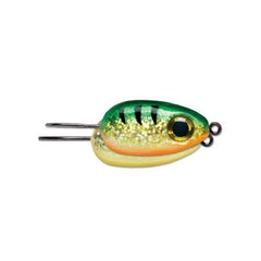 VMC Tear Drop Jig 1/16 oz Glow Orange Fire UV glow detail highlights its UV glow.