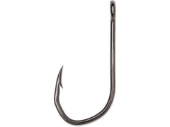 VMC TechSet Siwash Open Eye 1X Black Nickel #6/0 hook for durable lure connections.