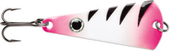 VMC Tingler Spoon 3/16 oz Glow Pink Squirrel for precise bait portioning and visibility