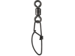 VMC Touch-Lok Snap Swivel #8 in black nickel for smooth rotation and quick locking