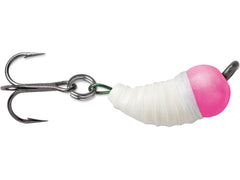 VMC Tungsten BugBite Jig in glow pink for quick drops and panfish bites