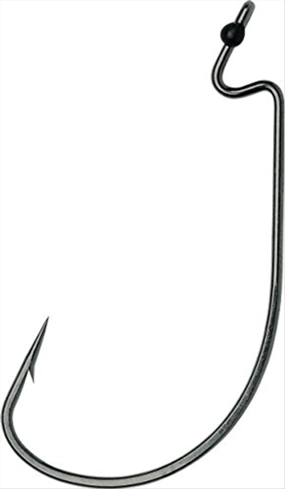 VMC Wide Gap Hook size 4/0 in black nickel for Texas and Carolina rigs; improves presentation