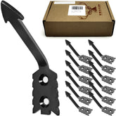 VMSIXVM European Deer Skull Hanger Kit on wall for secure indoor display