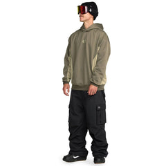 Volcom Vital Fleece Riding Hoodie storm hood ready for windy days.