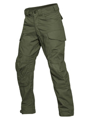 VoLIta tactical pants tear-resistant ripstop fabric on a rugged trail for durability