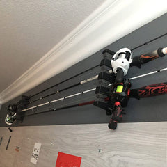 VONNST 4-hole rod storage bracket keeps gear neatly aligned and accessible