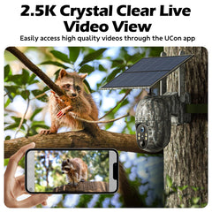 VOOPEAK solar panel and large battery enable extended off-grid monitoring