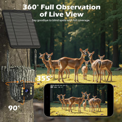 VOOPEAK Trail Camera night vision provides clear footage after dark