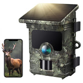 VOOPEAK WiFi Trail Camera 4K 85MP image for sharp wildlife photos in any terrain
