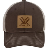 The Vortex Barneveld 608 snapback front view shows signature branding for everyday adventures.