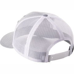 Close-up of fabric and adjustable snapback on Vortex Boundary Horizon Cap Grey Heather