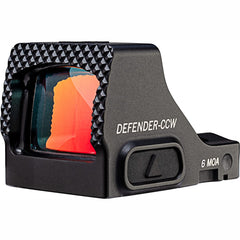 Vortex Defender-CCW 6 MOA dot on rail provides rapid aim.