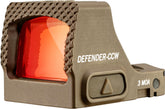 Vortex Defender-CCW front view shows compact size for smooth concealed carry.