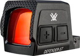 Vortex Defender-ST front view shows rugged enclosure for dust and rain protection.
