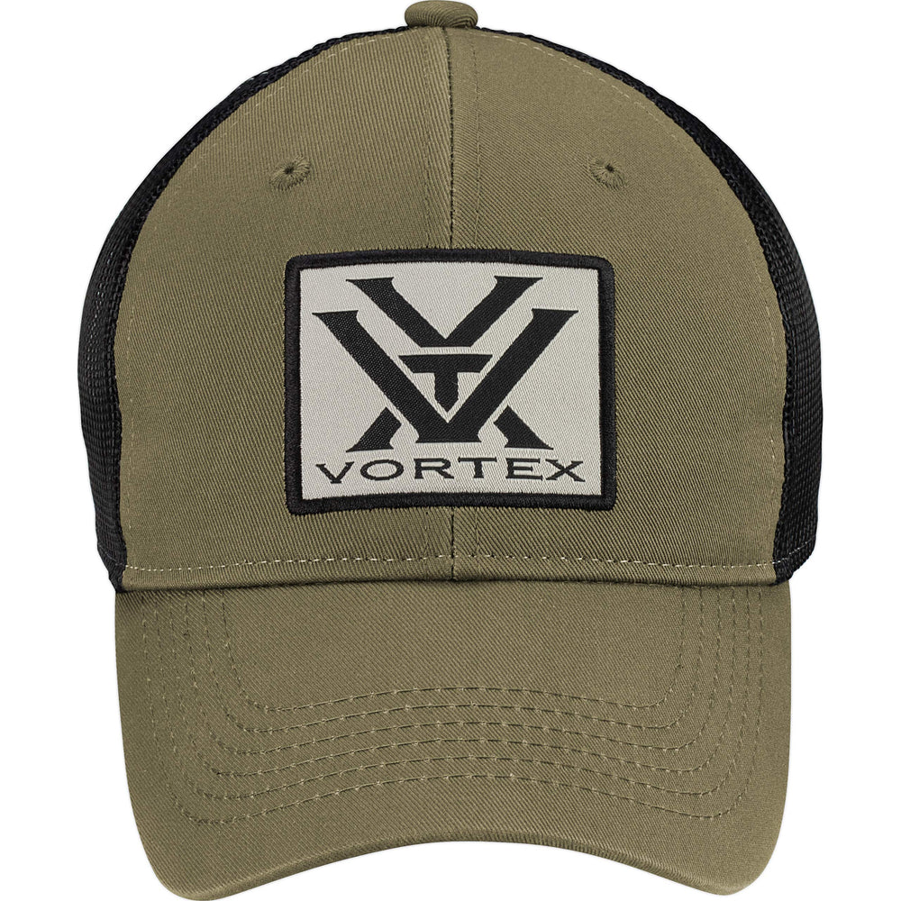 Vortex Optics Patch Logo Hats Olive front view