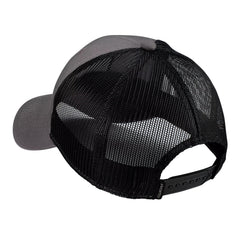 Vortex Patch Logo Snap Back Cap featuring mesh back for breathable comfort.