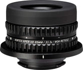 Vortex Viper HD 85mm reticle eyepieces front view for precise range measurement
