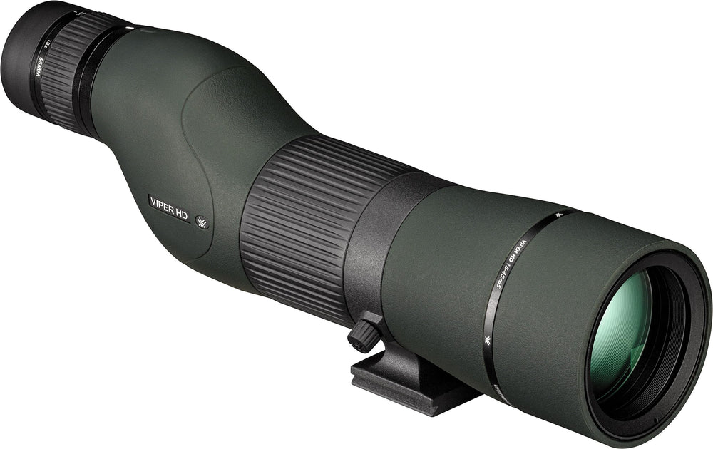 Vortex Viper HD Spotting Scope 15-45x65 straight body delivers crisp field glassing with bright, color-accurate detail.