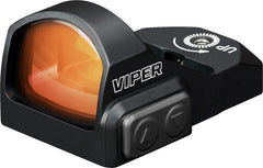 Vortex Viper Red Dot Sight side controls enable quick power and brightness adjustments