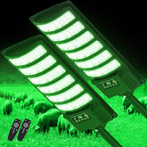VowelsOne Hog Lights with green LEDs illuminate night feeding area for hog hunting
