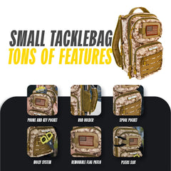 Voyager Sand Storm tackle box compatibility illustration