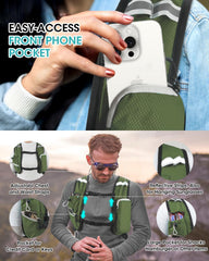 VPBAGE packable backpack folds into its own pocket for easy travel.