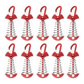 VPTMRP fishbone deck anchor peg red secures tents on wooden decks