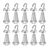 VPTMRP fishbone deck anchor peg with carabiner securing ropes for tent setup